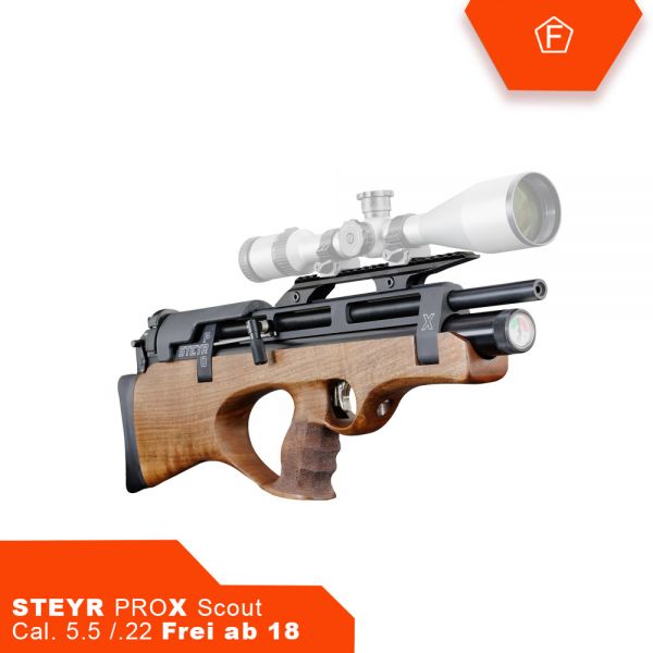 STEYR ProX Scout 5.5mm 10 schüssiges Bullpup Luftgewehr 7,5j
